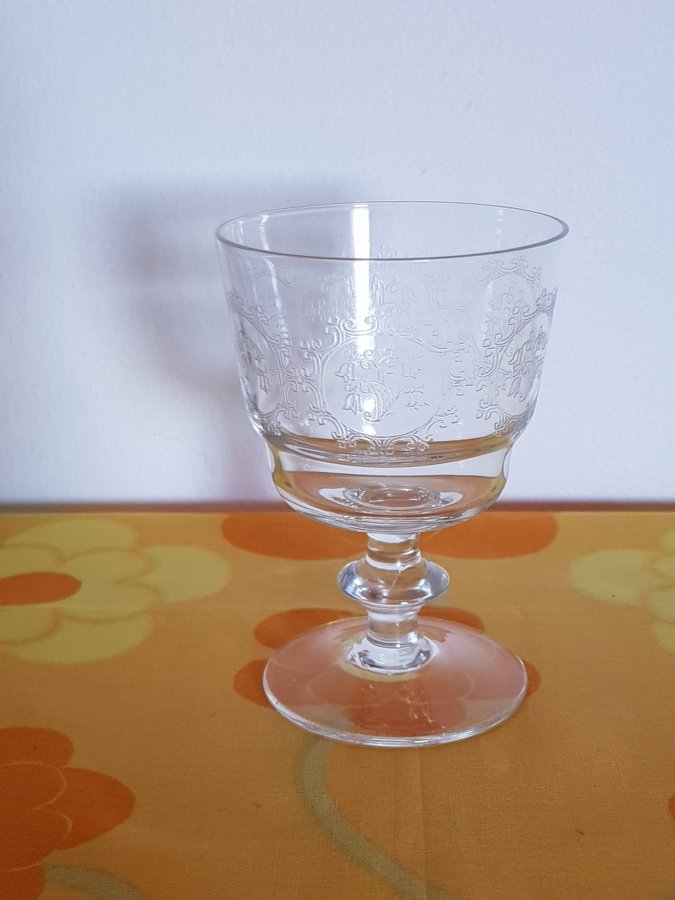 Retro vintage vitvinsglas Elon Edvin Ollers Kosta Boda