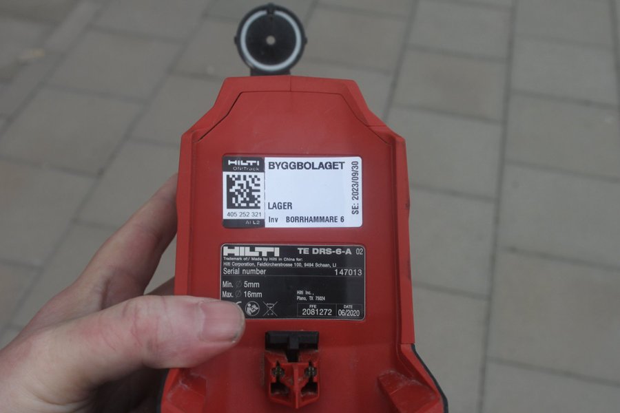 Dammsugare för Hilti slagborr TE DRS-6-A inkl moms