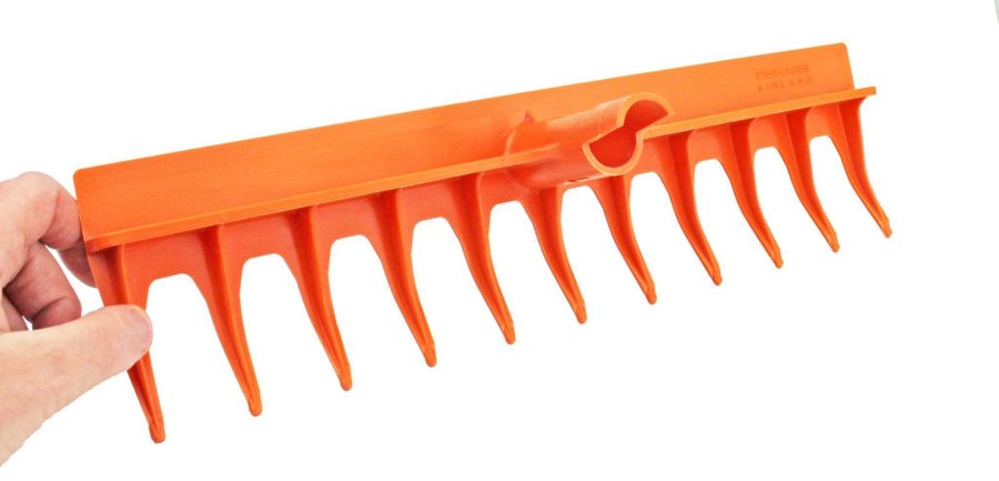 NYA! Fiskars Solid Kratthuvud Orange Plast Fiskars Original Kratta Räfsa