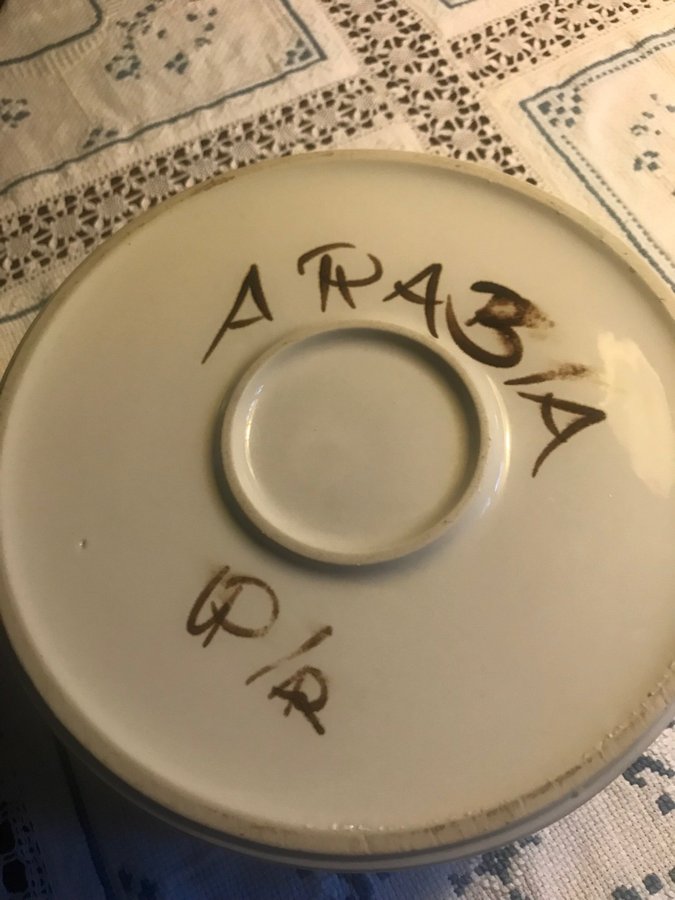 Arabia Rosmarin terrin skål med lock - retro