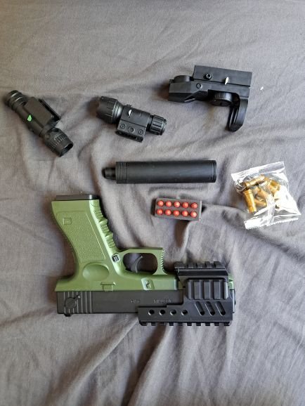 Sands Eagle Soft Gun M1911 Will Throw A Shell Pistol Glock Children's Shooti gi