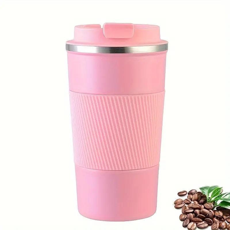 Isolerad kaffekopp 18oz 100% läckagesäker / ROSA /