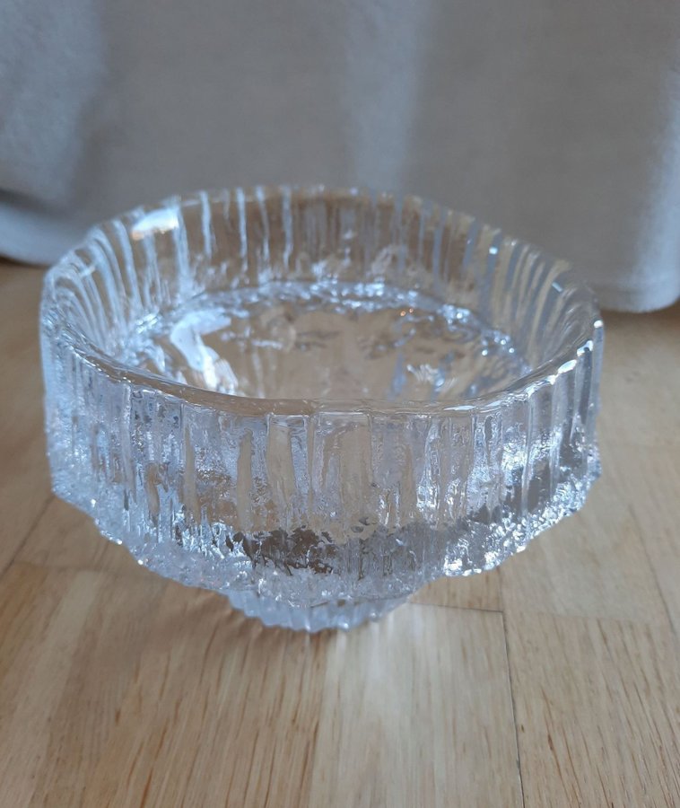 Iittala glasskål Stellaria av Tapio Wirkkala