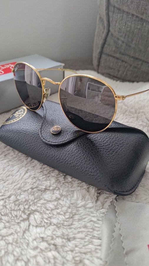 Polariserande ray-ban round metal 3447 utrop 1kr!