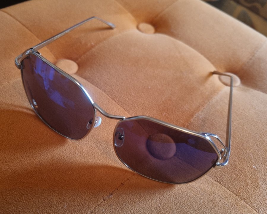 Vintage Solglasögon hippie bohem boho 70-tal blå
