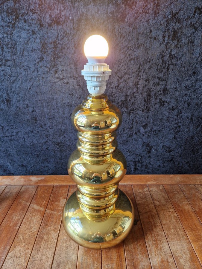 Bordslampa i keramik 1970-tal 43 cm hög