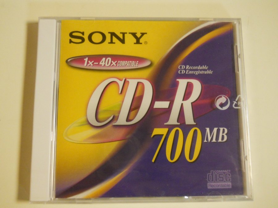 3 st Sony CD-R 700MB