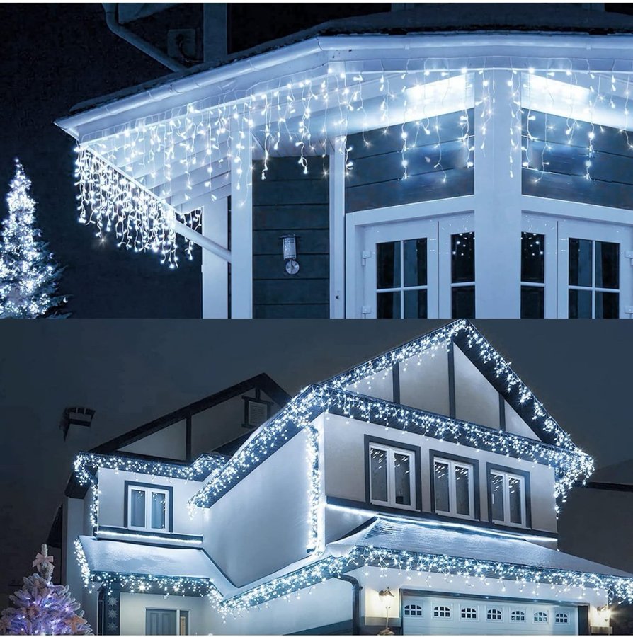 LIGHTNUM Christmas Lights Outdoor Ice Rain Lightnum 17m 480