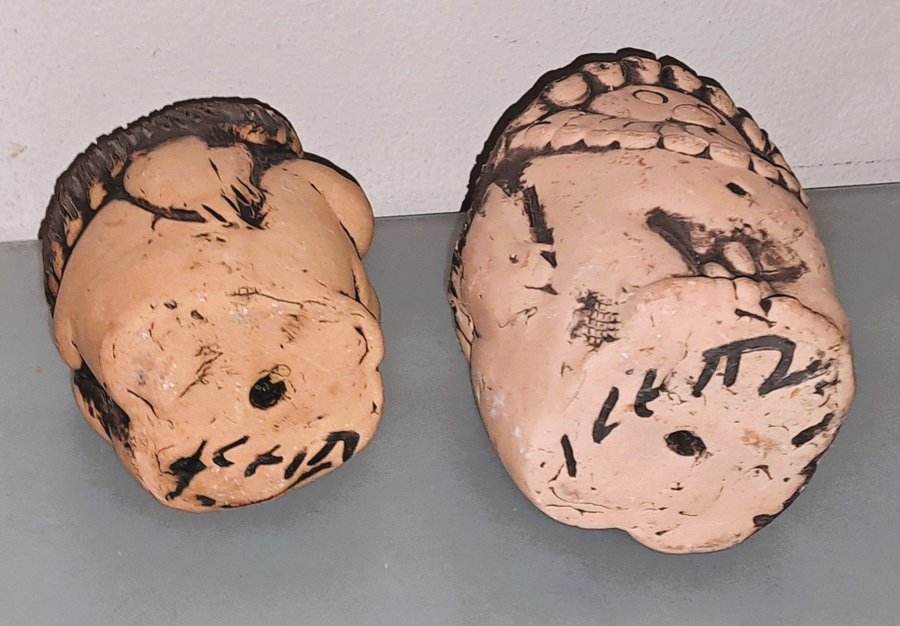 En man och en kvinna- keramiker Irene Maas Island eller 60 talets keramik