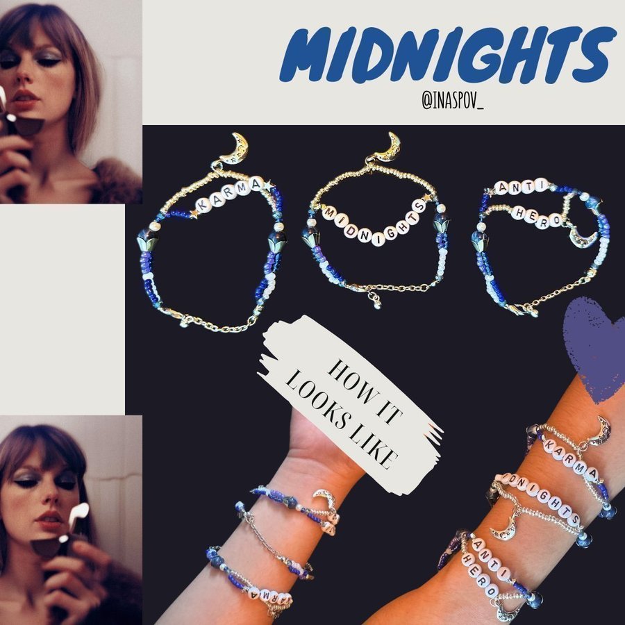 Taylor Swift Friendship Bracelets I MIDNIGHTS ERA