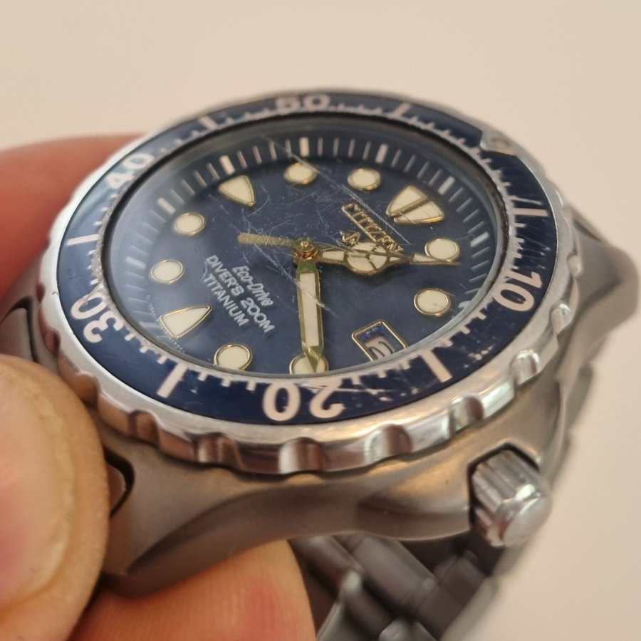 Citizen Eco-Drive Diver's 200M Titanium