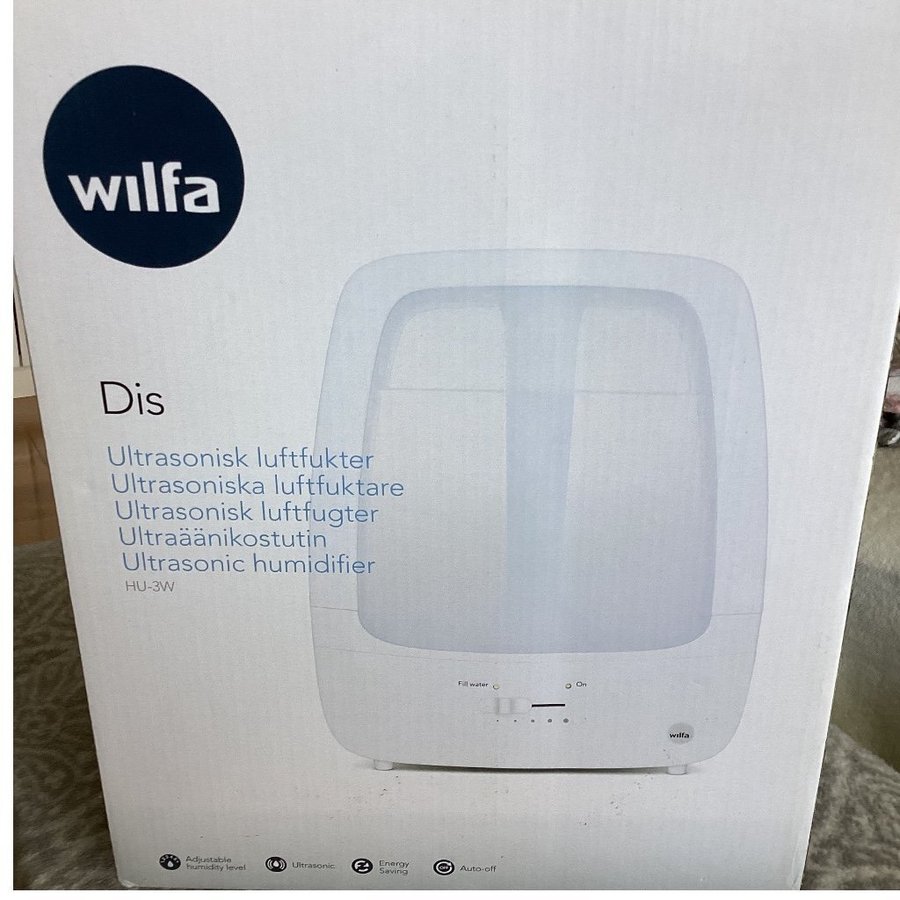 Wilfa HU 3W Ultrasonisk Luftfuktare