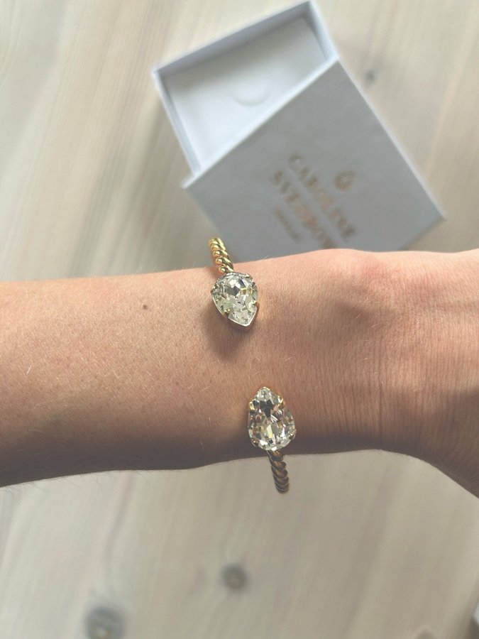 Caroline Svedbom mini drop bracelet crystal