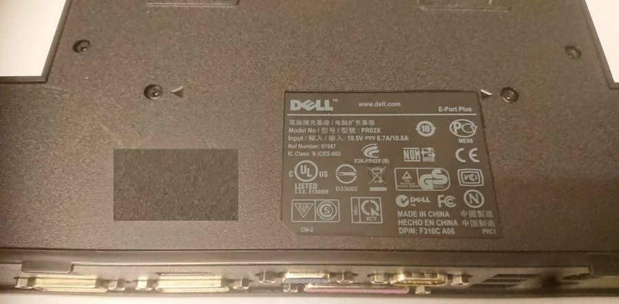 Dell E-Port Plus II Dockningsstation