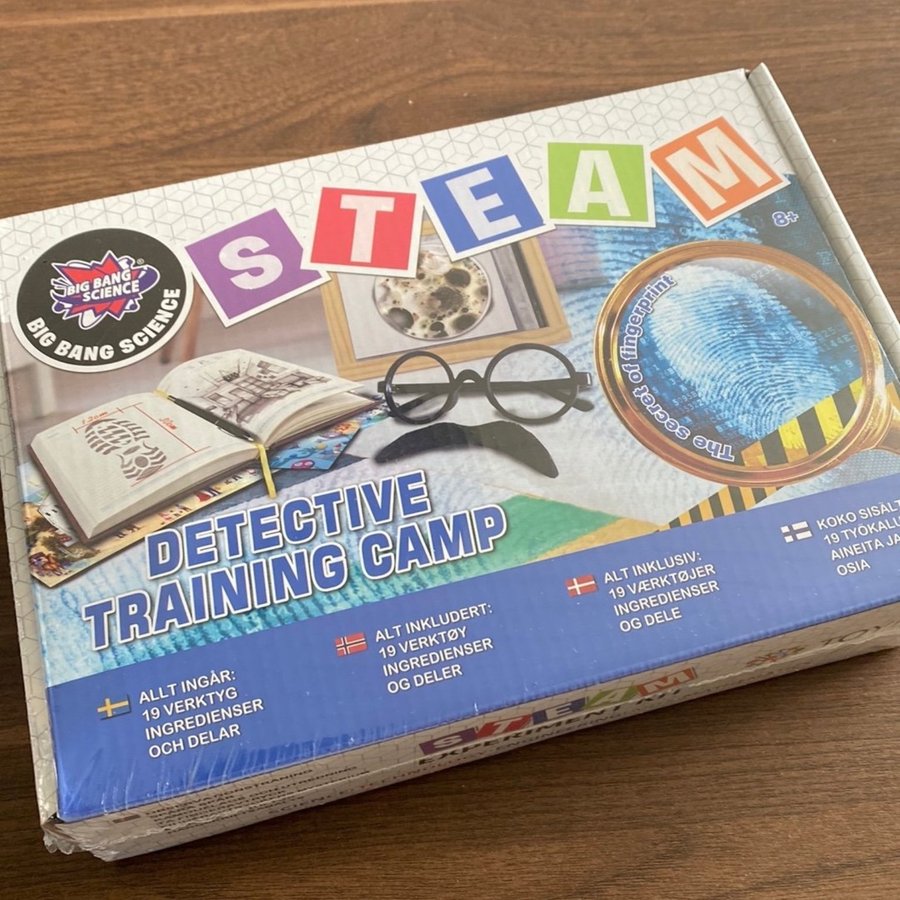 Big Bang Science STEAM Experiment Kit - Detective Training Camp
