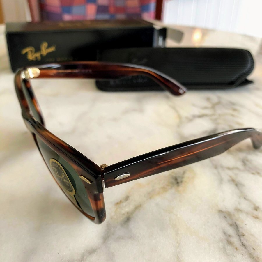 RayBan Ray Ban L2053 Wayfarer G-15 Lens Mock Tortoise BauschLomb BL USA RARE