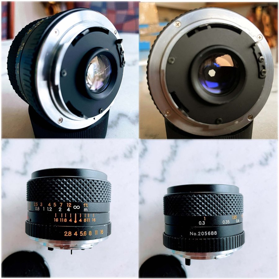 YASHICA DSB 28mm f28 Contax CY lens mount 28f/28 C/Y