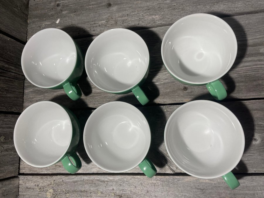 Light green- ROSENTHAL COFFEE CUP SET 6 pieces