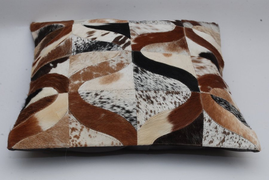 Cowhide leather thunder Cushion Cover