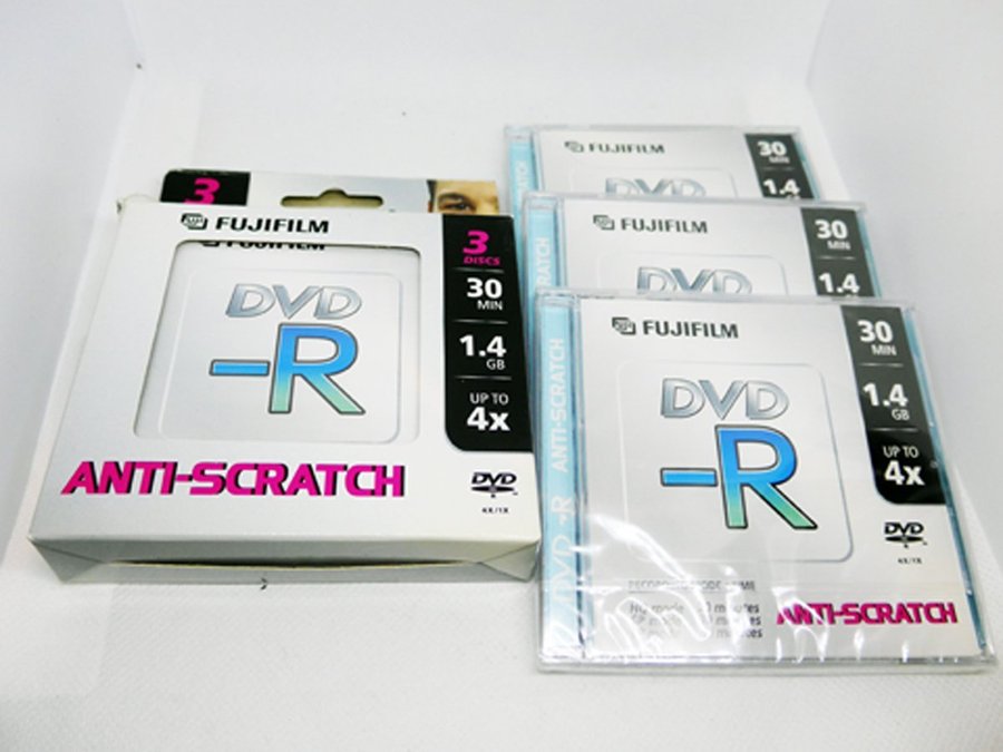 6 st DVD-R skivor 14 GB 30 min Anti-Scratch