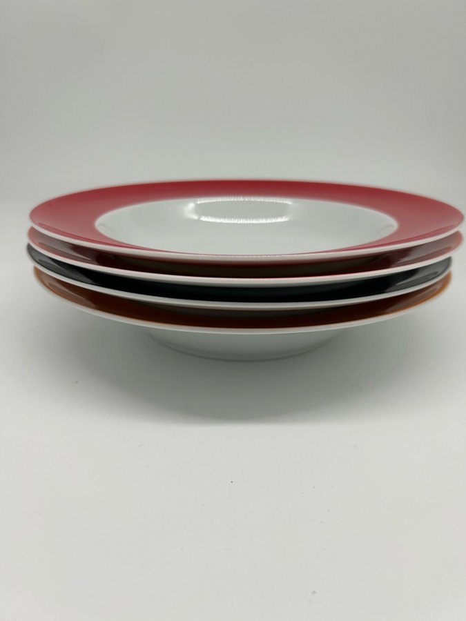 Rosenthal Happy SOUP PLATE SET mix colors