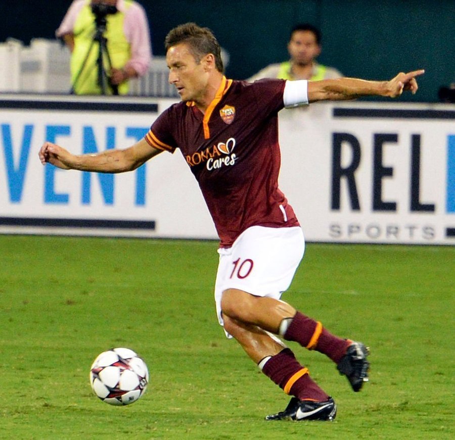 Francesco Totti - AS Roma 2013 Fotbollströja Made in Italy Stl m