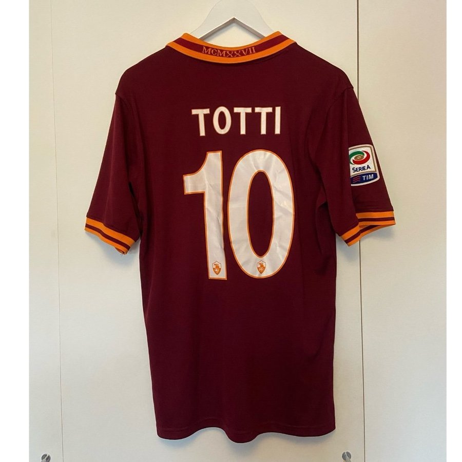 Francesco Totti - AS Roma 2013 Fotbollströja Made in Italy Stl m