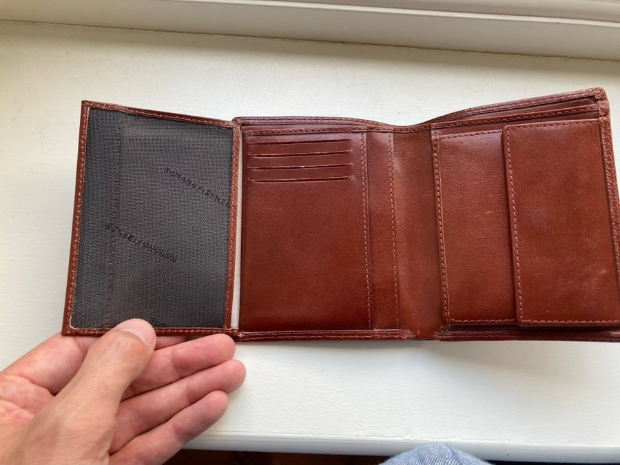 Plånbok Romano Firenze skinn/läder brun