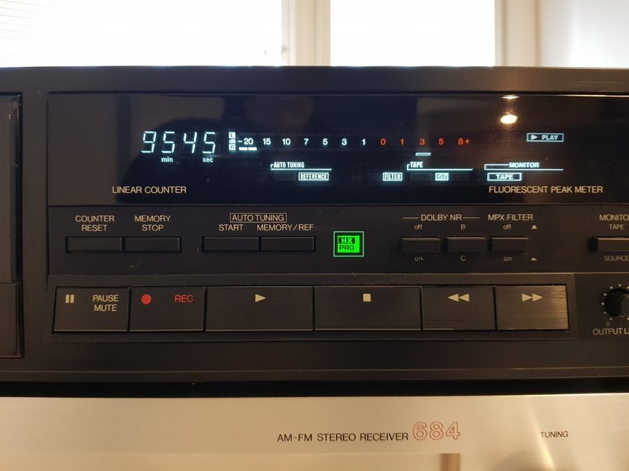 DENON Stereo Cassette Tape Deck DR-M44HX