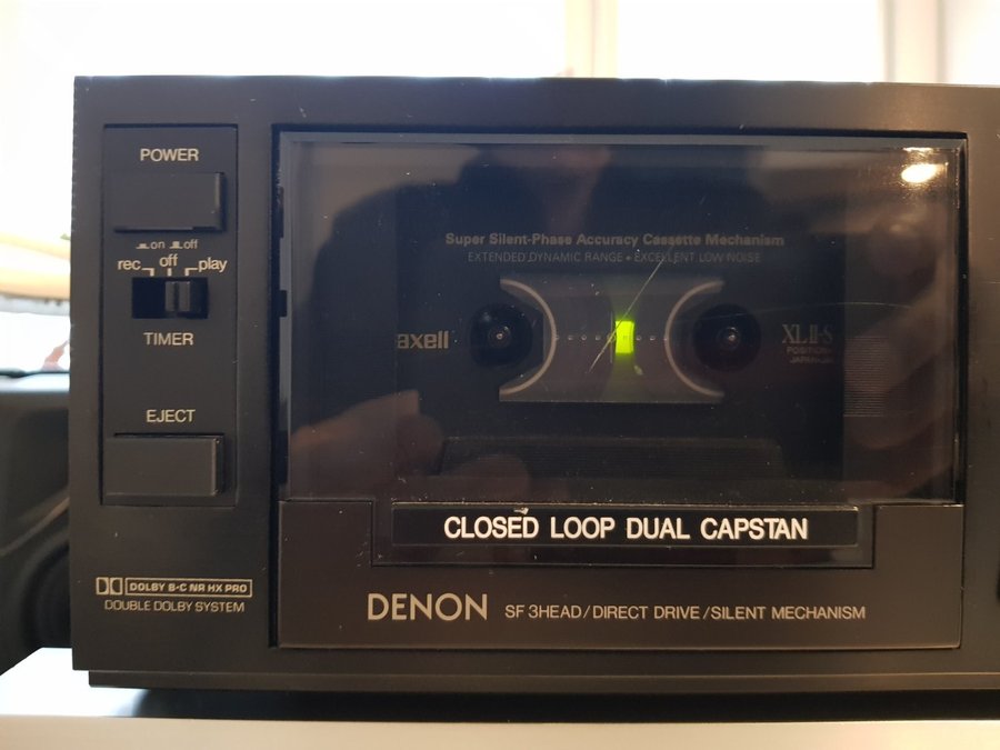 DENON Stereo Cassette Tape Deck DR-M44HX