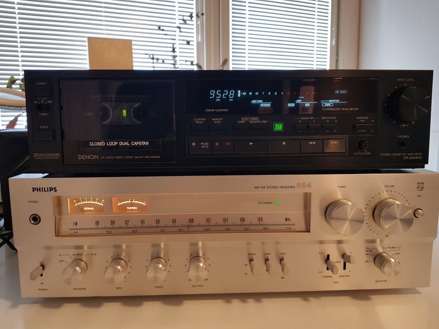 DENON Stereo Cassette Tape Deck DR-M44HX
