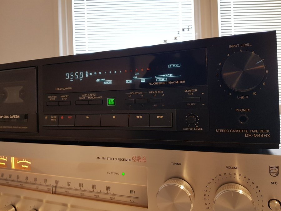 DENON Stereo Cassette Tape Deck DR-M44HX