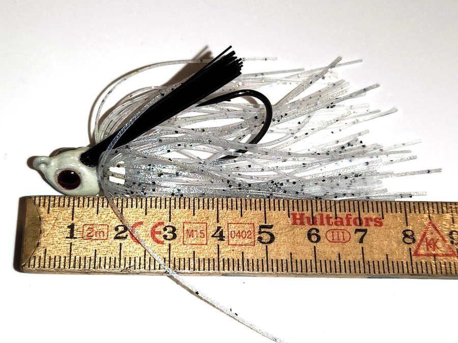 Glow in Dark POISON JIG - 12g med 3/0 Mustad Krok (Skeddrag Spinnare Fiske Drag)