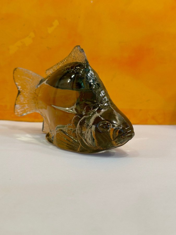 PAUL HOFF KARP  glas skulptur  Signerad Kosta Boda 80 tal