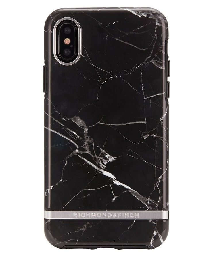 Richmond  Finch Black Marble Skal för iPhone X / iPhone XS