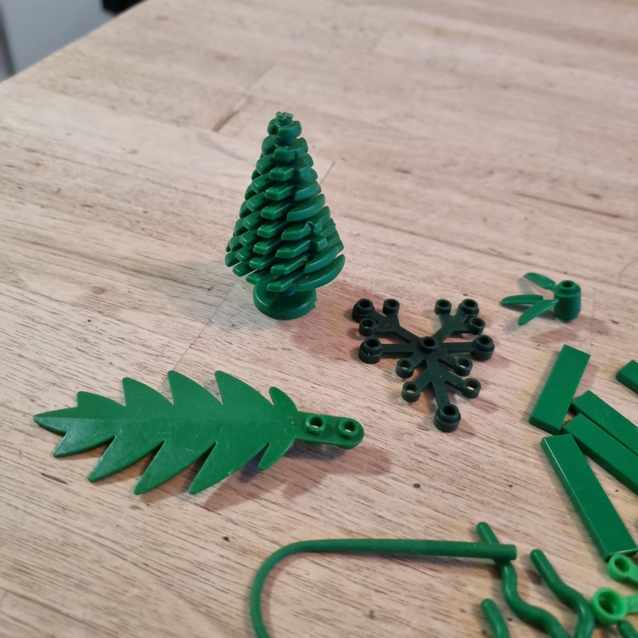 Lego - Lot med Växter / Gröna Bitar
