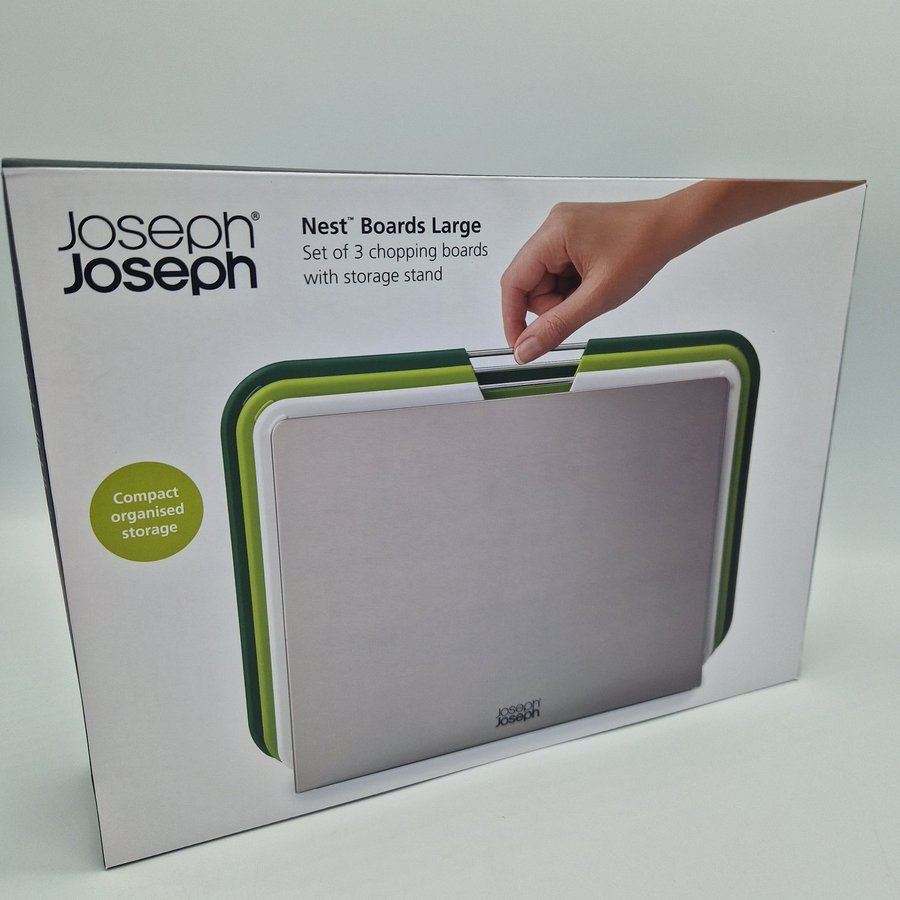 Joseph Joseph Nest Skärbrädor Large 3-pack Grön