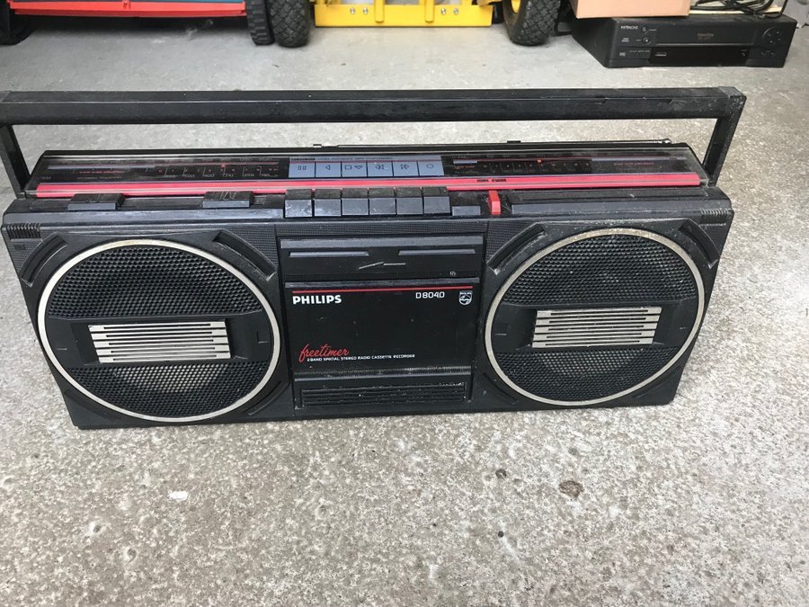 PHILIPS D8040 Stereo Radio Cassette Recorder Boombox