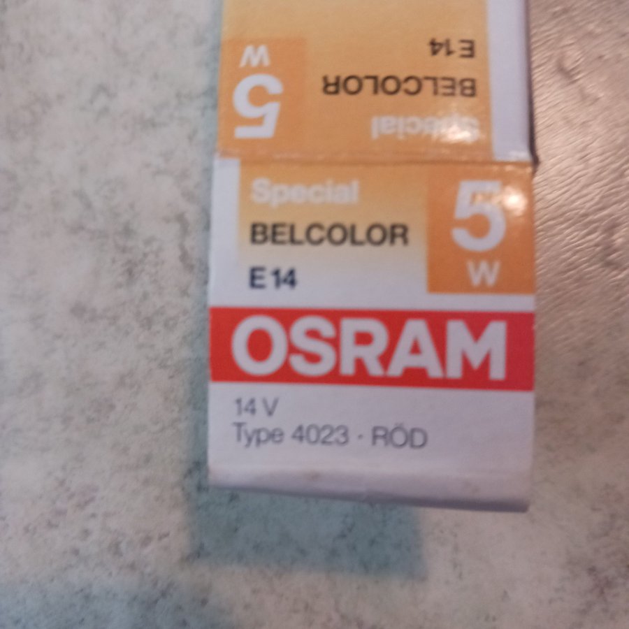 Osram glödlampor