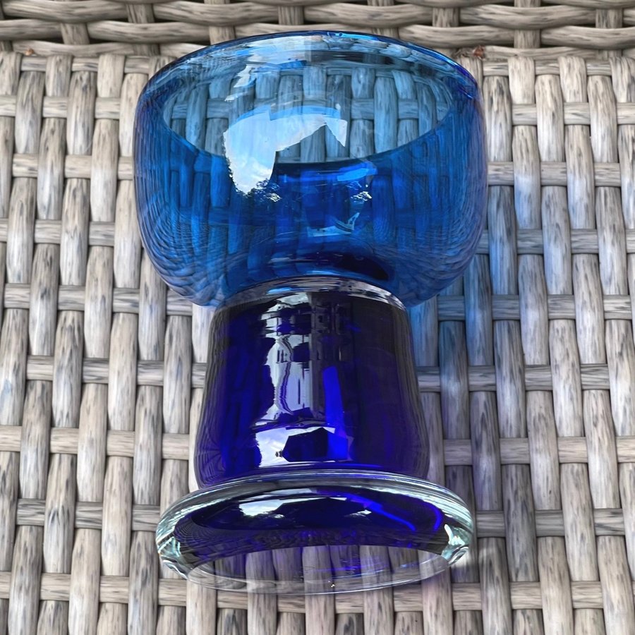 Erik Höglund Skål glas Chribska 1990-tal NK Duka Retro Vintage