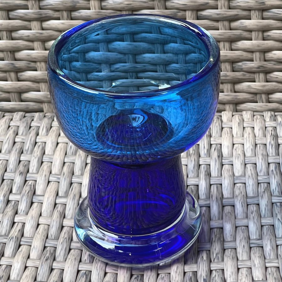 Erik Höglund Skål glas Chribska 1990-tal NK Duka Retro Vintage