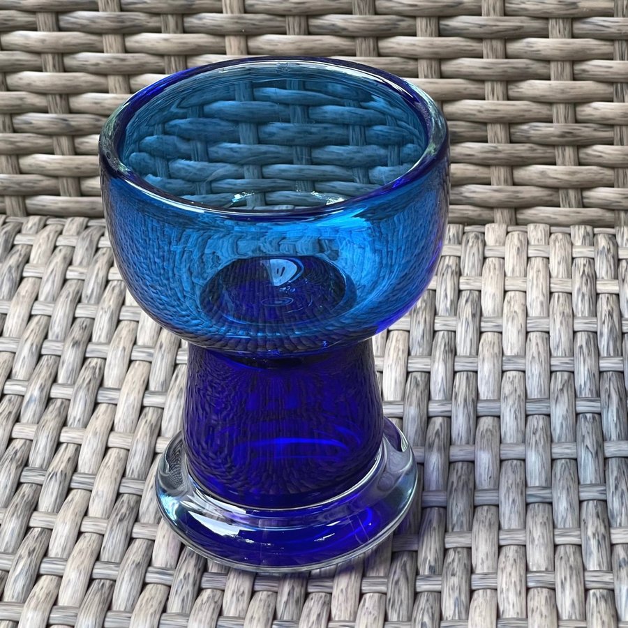 Erik Höglund Skål glas Chribska 1990-tal NK Duka Retro Vintage