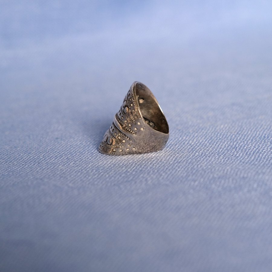 Fin reglerbar ring i stämplat silver 925 Birka Birkaringen Björkö vikingatid