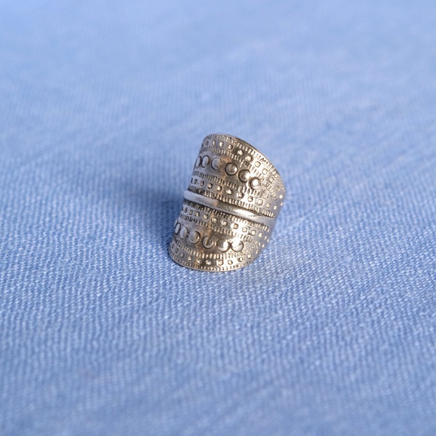 Fin reglerbar ring i stämplat silver 925 Birka Birkaringen Björkö vikingatid