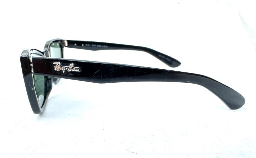 Vintage rare BL Bausch  Lomb Ray-Ban W1436 VTAS Shiny Black Innerview Wayfarer