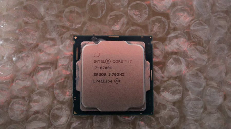Intel Core i7-8700K Processor Begagnad - Utmärkt prestanda