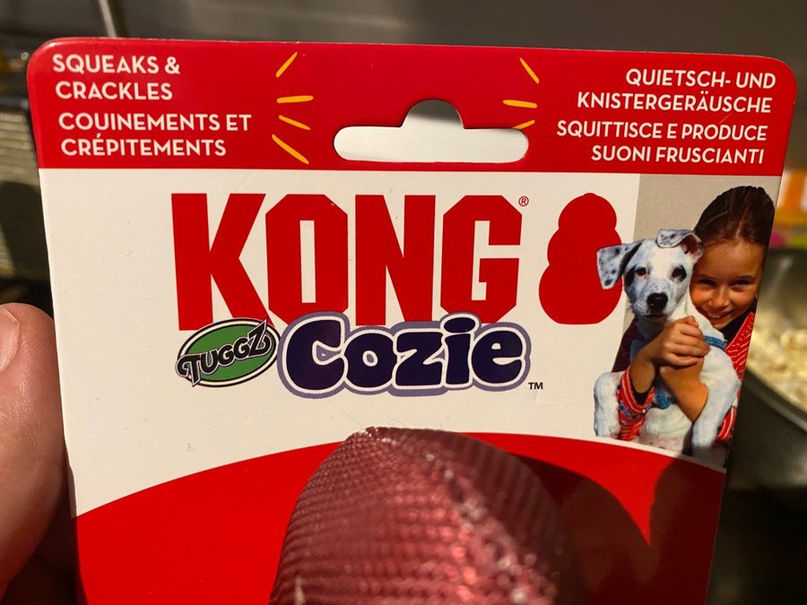 KONG Cozie Tuggz Elefant M/L