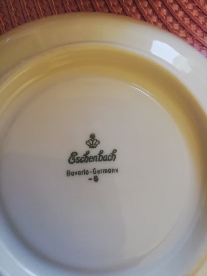 Eschenbach bavaria "Vinranka" 6 St kaffekoppar +fat