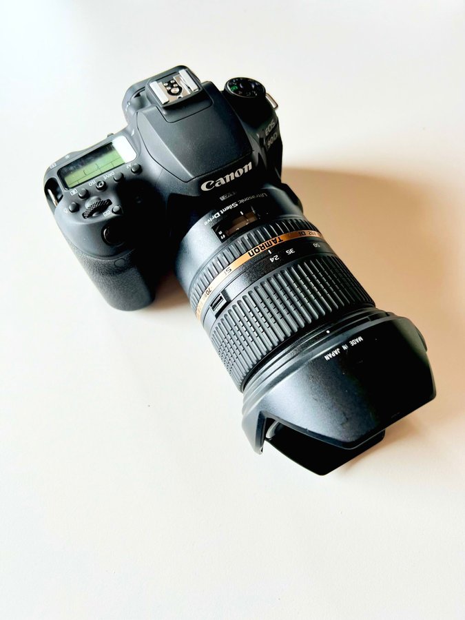 Canon EOS 90D med Tamron 24-70mm f/28 VC USD Di objektiv