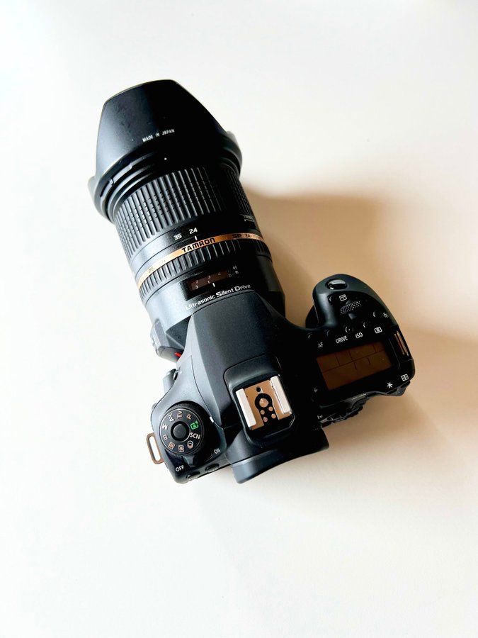 Canon EOS 90D med Tamron 24-70mm f/28 VC USD Di objektiv